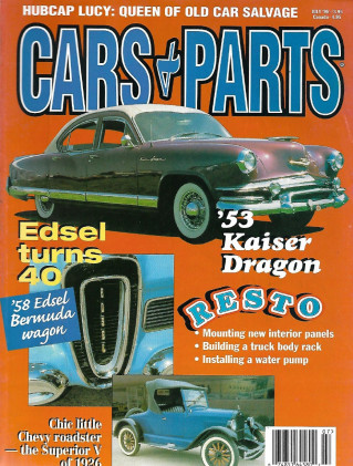CARS & PARTS 1998 JULY - '53 KAISER DRAGON, '58 EDSEL BERMUDA WAGON, '26 CHEVY
